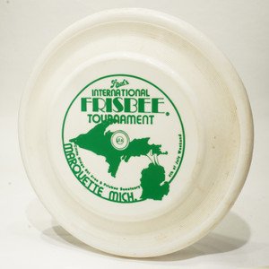 Wham-O Fastback Frisbee Square Top FB1 w/ IFT Michigan Stamp