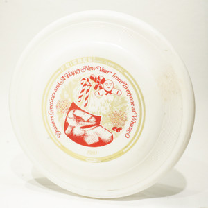 Wham-O Fastback Frisbee FB15 Season's Greetings 1980