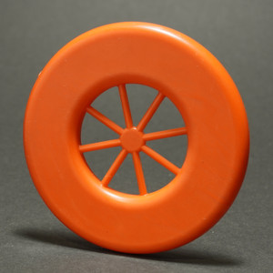 Wagon Wheel Mini ring Blank - Unknown Manufacturer - Orange