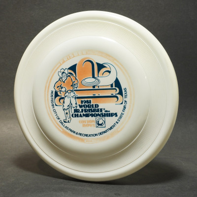 Wham-O Fastback Frisbee (FB 15) 1981 World Jr. Frisbee Championships