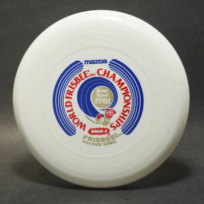 Wham-O Frisbee (52B E Mold) World Frisbee Disc Championships Rose Bowl 1981