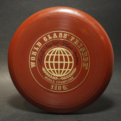 Wham-O Frisbee World Class Frisbee 119g (40 Mold) '75 World Champions Signature Model