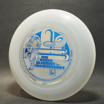 Wham-O World Class Frisbee (80 C) 1981 World Jr Frisbee Championships