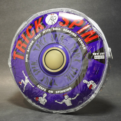 Trick Spin Freestyle Flying Disc "Keeps On Spinning" Packaged Purple