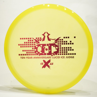 Dynamic Discs Lucid Ice Judge 10 Year Anniversary Edition