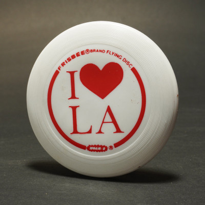 Wham-O Mini Frisbee w/ I Love LA stamp