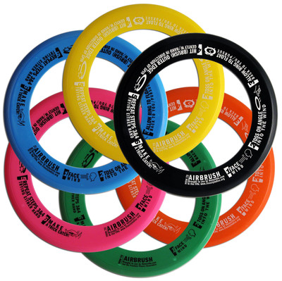 Whiz Ring Freestyle Flying Disc Six Pack - Assorted Colors