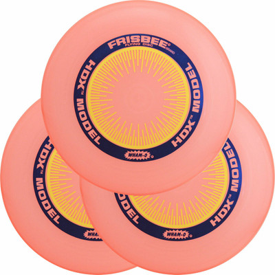 Wham-O HDX 3 Pack Set: Three Frisbees (Random Colors)