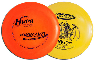 Innova FLOATING DISC GOLF SET 2 PACK (Dragon & Hydra) - FLOATS ON WATER!