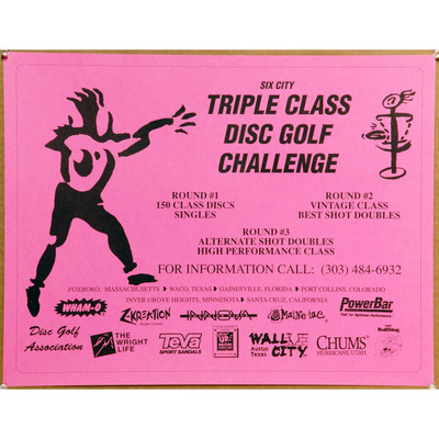 Triple Class Disc Golf Challenge Poster