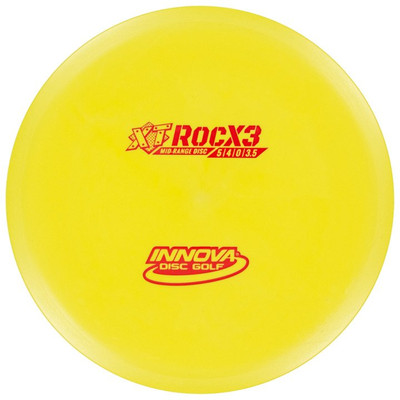 Innova XT ROCX3 Mid-Range - top view of yellow disc