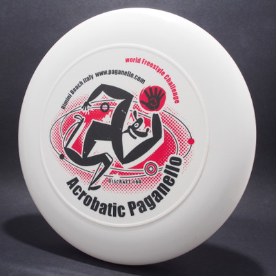 Sky-Styler Acrobatic Paganello World Freestyle Challenge White w/ Red and Black Matte Top View