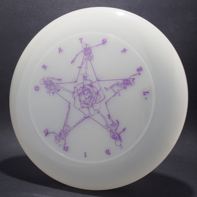 Sky-Styler Grateful Disc Skeletons and Rose Clear w/ Purple Matte-T80 - Top View