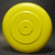 CPI Saucer Tosser Raised Letters, Yellow Vintage Flying Disc 9.5 in