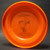 Wham-O Fastback Tomahawks Promotional Disc, FB2 Square Top Orange 100g (Damaged)