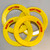 Whiz Rings Shakey's Funsbee Set of 4