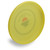 Wham-O 100 Mold FPA 2018 Design. Shows angled bottom view of a yellow disc.