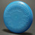 Food Mini Incrediburgible Blue Mini Flying Disc, Vintage 1970s 13g