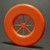 Wagon Wheel Mini Flying Disc Ring, Blank Orange 3.75 in 6g