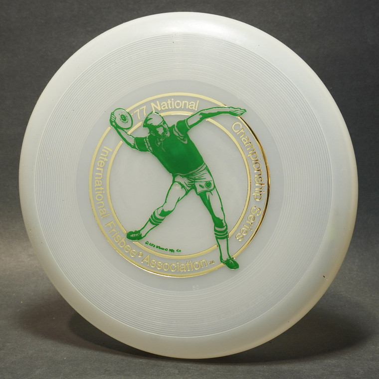Wham-O North American Series Disc (50 Mold) '77 Clear w/ Green Bird