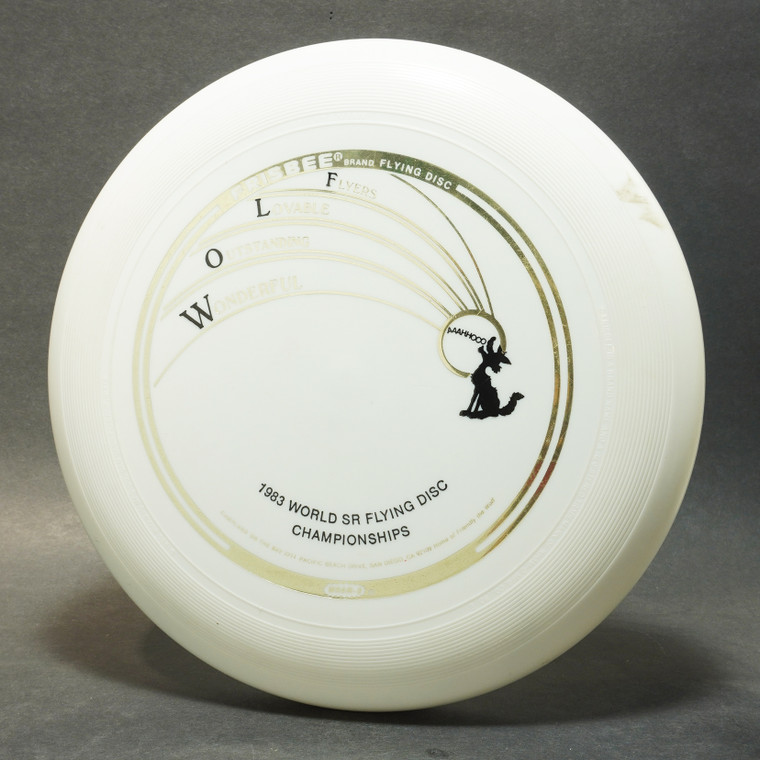 Wham-O Frisbee (80 E mold) 1983 World Senior Flying Disc Championships