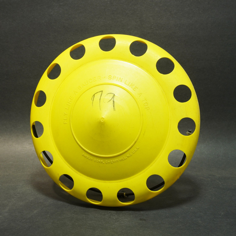 Amsun Zoom Top "Fly Like a Saucer, Spin Like a Top" - Yellow Used