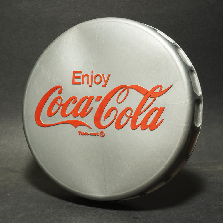 Spinning Bottlecap Toy w/ Raised Coca-Cola Embossed Logo-2