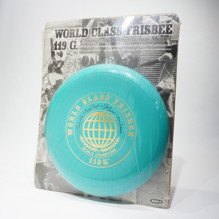 Wham-O World Class 40 Mold 119g 4-Signature Disc - Turquoise 