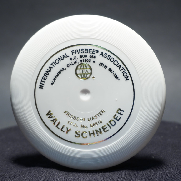 Wham-O Calling Card Mini Schneidner 3.75-Inch Vintage Flying Disc 13g