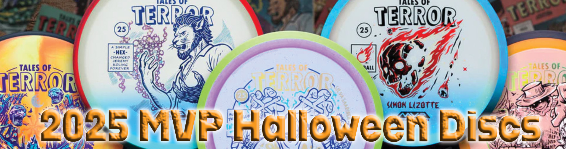 The Force - shows Star Wars-themed golf discs with Yoda, Death Star, Darth Vader and Chewbacca graphics