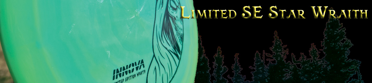 The Force - shows Star Wars-themed golf discs with Yoda, Death Star, Darth Vader and Chewbacca graphics