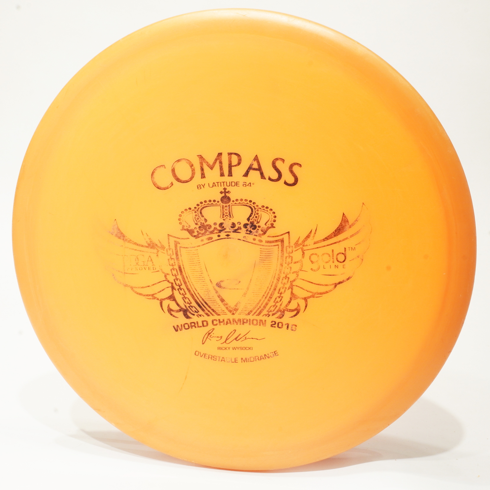 Latitude 64 Ricky Wysocki 2016 World Champion Gold Compass - Used