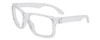 Calabria Clear Impact Resistant Safety Reading Glasses Folding Side Shield 55mm