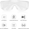 Calabria 1003 Anti Splash Safety Glasses Fitover with UV PROTECTION IN CLEAR