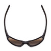 Top View of Smith Rebound Elite Unisex Sunglasses in Deep Ink Navy Blue/Polarized Brown 59mm