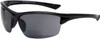 Profile View of Calabria Sport Wrap 202BF Bi-Focal Safety Glasses in GLOSS Black