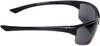 Side View of Calabria Sport Wrap 202BF Bi-Focal Safety Glasses in GLOSS Black