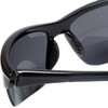 Close Up View of Calabria Sport Wrap 202BF Bi-Focal Safety Glasses in GLOSS Black