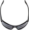 Top View of Calabria Sport Wrap 202BF Bi-Focal Safety Glasses in GLOSS Black