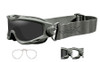 Wiley X Spear Tactical Rx Safety Goggles in Green with Smoke & Clear Lens