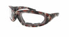 Red Camo Clear Lens Safety Glasses