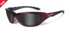Wiley X Airrage Sport Sunglasses in Liquid Plum & Smoke