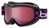 Bollé Ski Goggles: Volt in Black Dots with Vermillion Lens Youth Size 21092