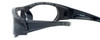 Harley-Davidson HDSZ701 Safety Glasses Sport Wrap-Around Design with Foam Inserts (Black Frame & Clear Lens)