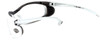 Harley-Davidson HDSZ702 Safety Glasses Sport Wrap-Around Design with Foam Inserts (Silver Frame & Clear Lens)