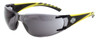 Harley-Davidson HDVZ101 Safety Glasses Sport Wrap-Around Design (Black Frame & Grey Lens)
