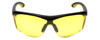 Rimless Safety Glasses S-47-NDM Z87 Safety Rated w/ Yellow Lens