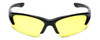 Semi-Rimless Safety Glasses S-44-ND Z87.1 Safety Rated w/ Yellow Lens