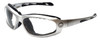 Harley-Davidson Official Designer Safety Eyewear HDSZ709-SI in Silver Frame with Clear Lens