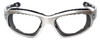 Harley-Davidson Official Designer Safety Eyewear HDSZ709-SI in Silver Frame with Clear Lens